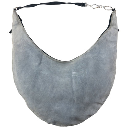 Vintage Prada Suede Crescent Shoulder Bag