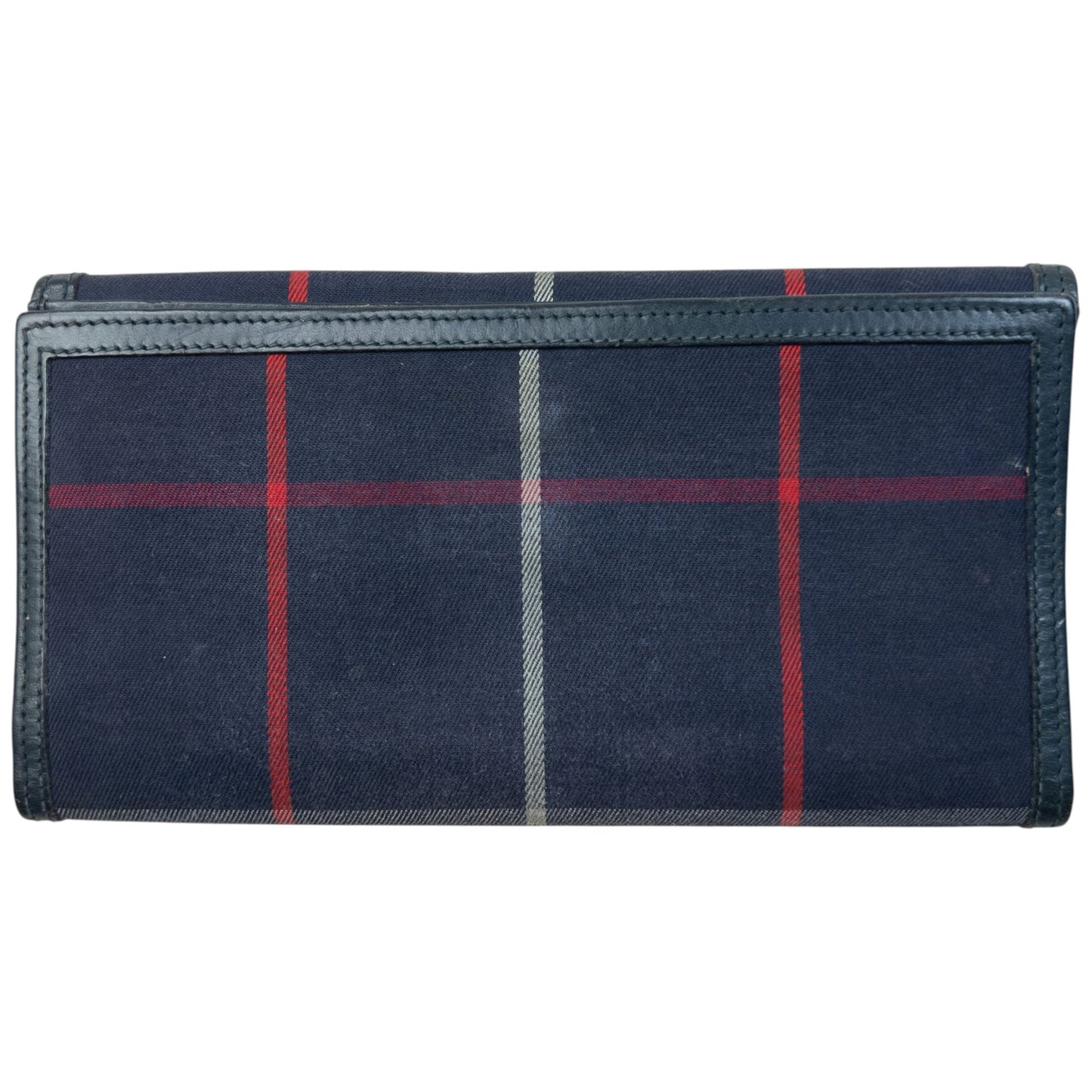Vintage Burberry Nova Check Purse | O/S, Navy