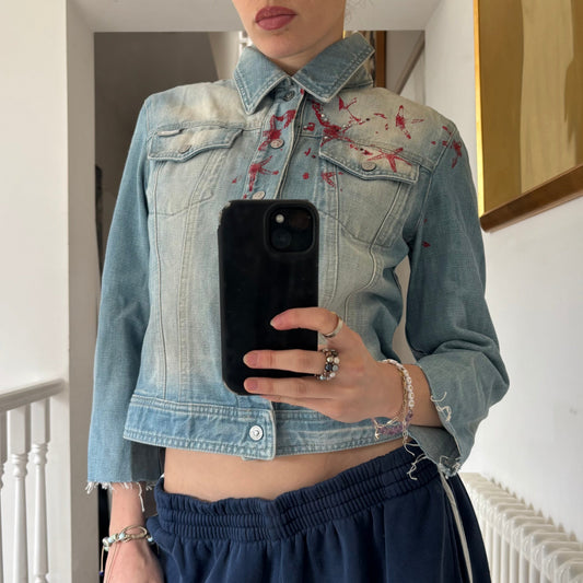 Vintage Versace Jacket | Denim, Blue