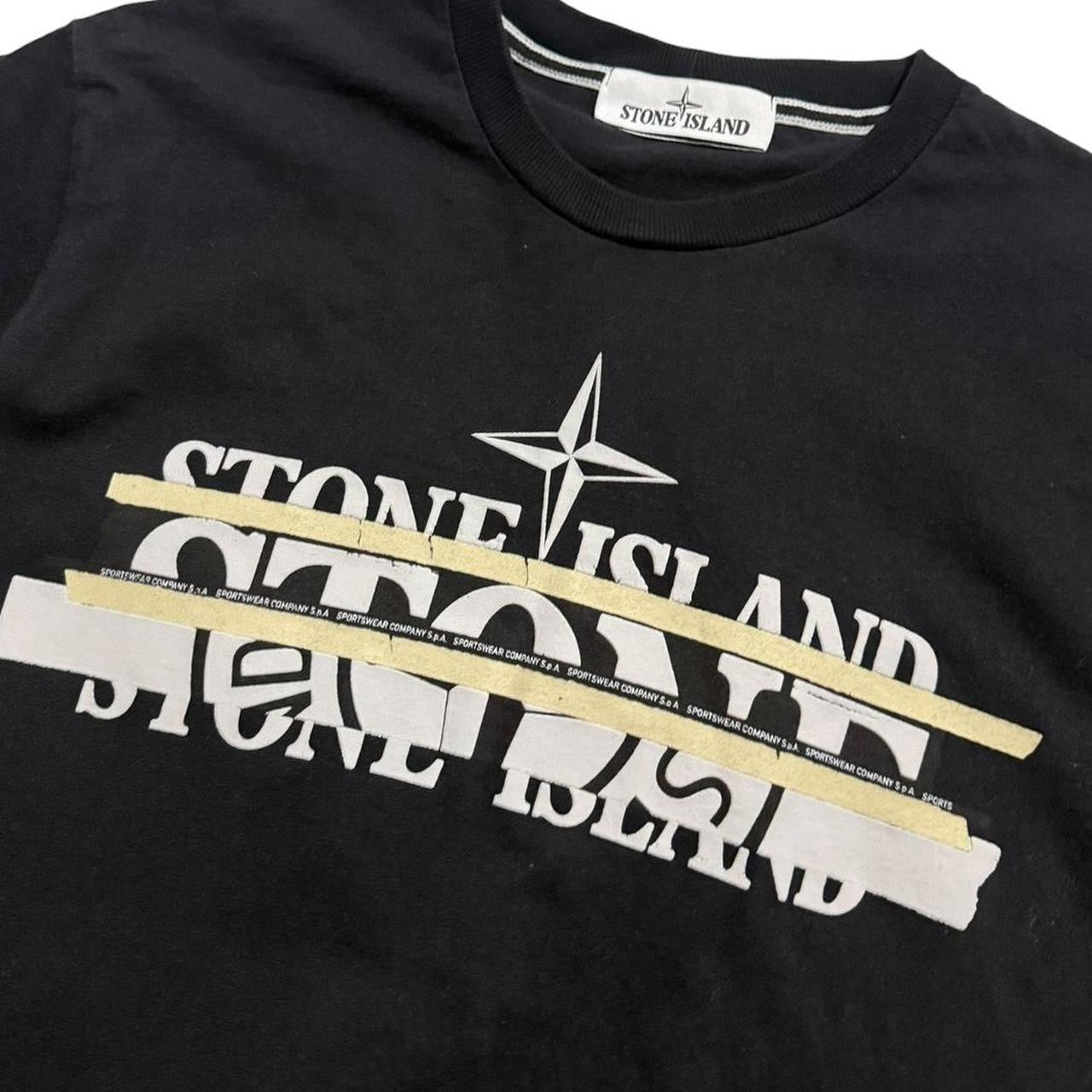 Stone Island Front Print T-Shirt | Small, TBD