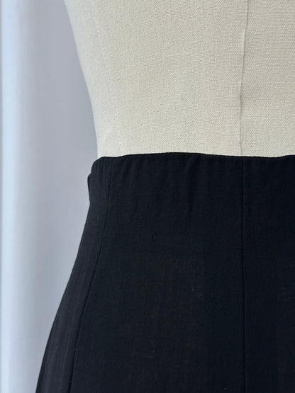 Max Mara 1990s Wool High Waisted Straight Leg Trousers - W24