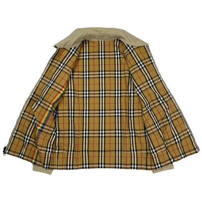 Burberry Rainbow Harrington Jacket, Size Medium RRP £1490 | Medium, Red