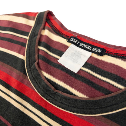 Vintage Issey Miyake MEN Striped T Shirt Size M