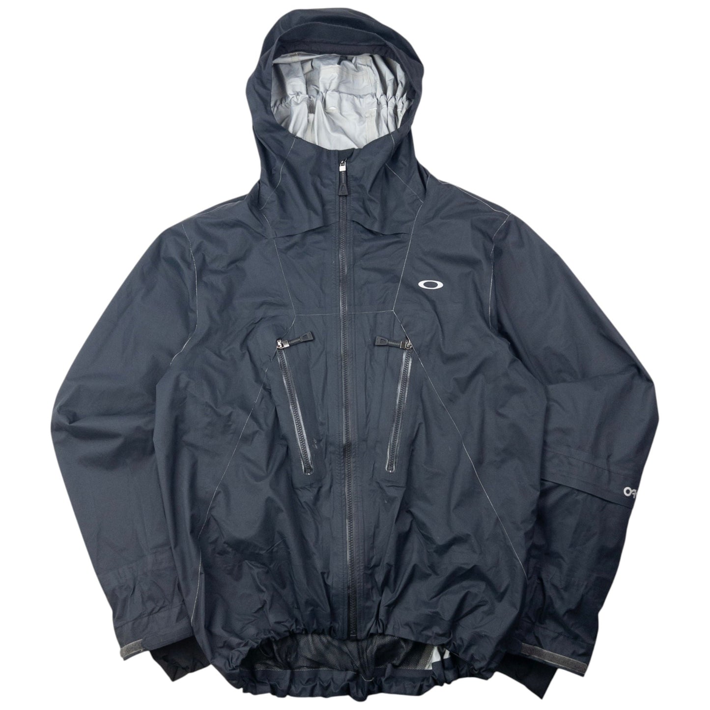 Oakley Zip Up Waterproof Jacket Size XL | XL, Black