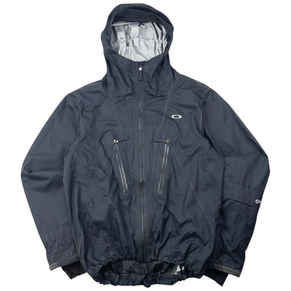 Oakley Zip Up Waterproof Jacket Size XL | XL, Black