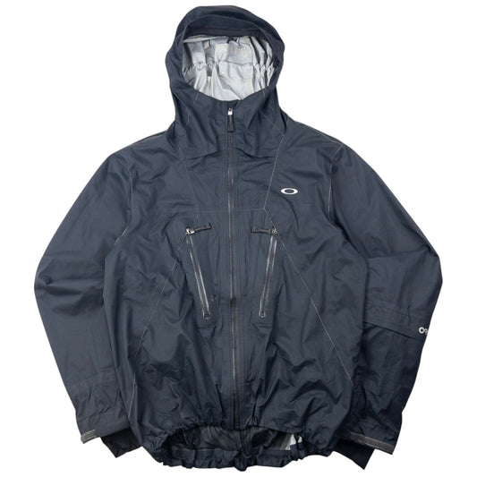 Oakley Zip Up Waterproof Jacket Size XL | XL, Black