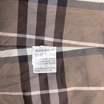 Vintage 2000s Burberry Blue Label Nova Check Lined Trench Jacket Womens Size M | Medium, Beige