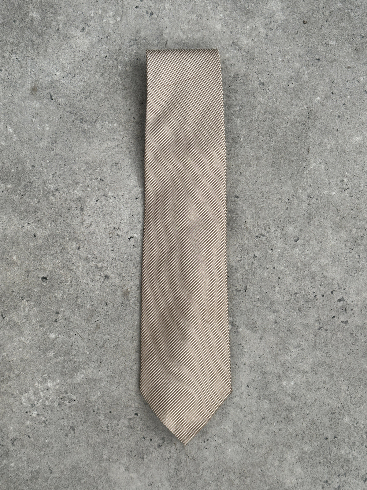 Vintage 2000s Diagonal Stripe Logo Tie