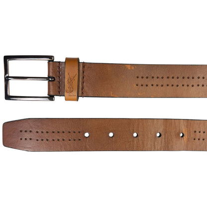 Vintage 90s YSL Yves Saint Laurent Leather Belt Size XL | O/S, Brown
