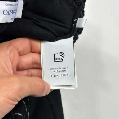 Off-white by Virgil Abloh 2013 Body Stitch Heavy Cotton Joggers - S (M) | Black