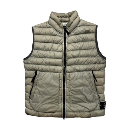 Stone Island Garment Dyed Down Gilet | XL, Grey