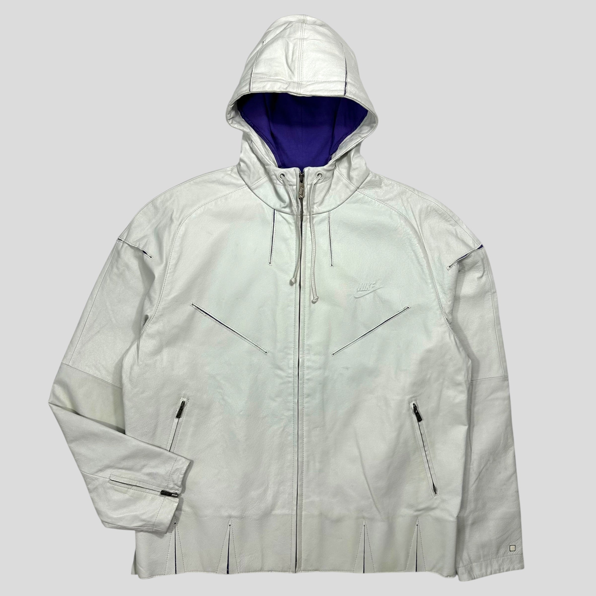 ジャケット・アウター NIKE MP3 JACKET tony spackman clima fit Nike 2007 Tony Spackman Articulated Slice Leather Jacket - L