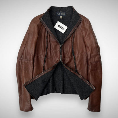 Armani Leather Caffe Jacket ‘Sample’ (2000s) - Known Source