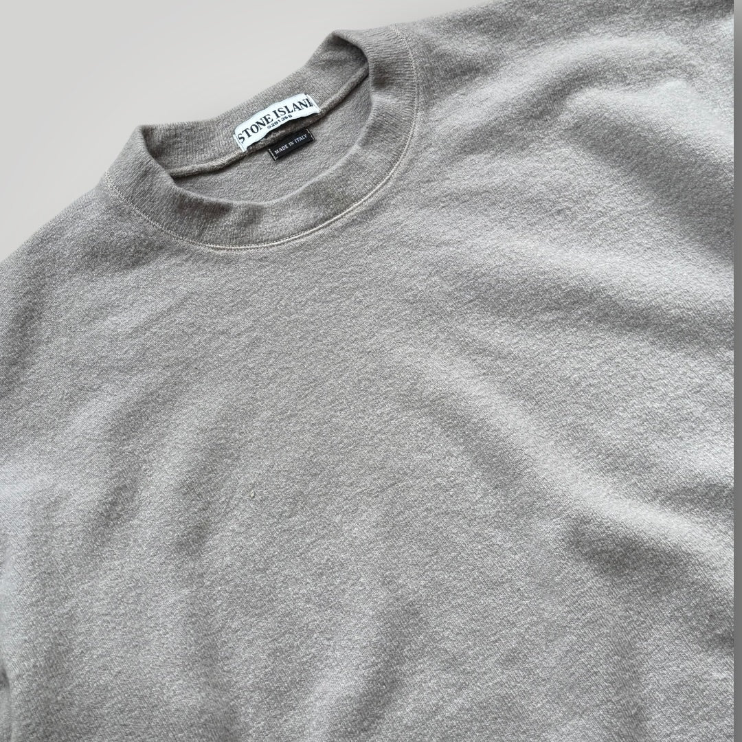 Stone Island AW/04 Wool Arm Spellout Knit 3XL