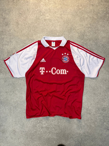 2004-2005 Adidas Bayern Munich 'Makaay' Home Football Shirt