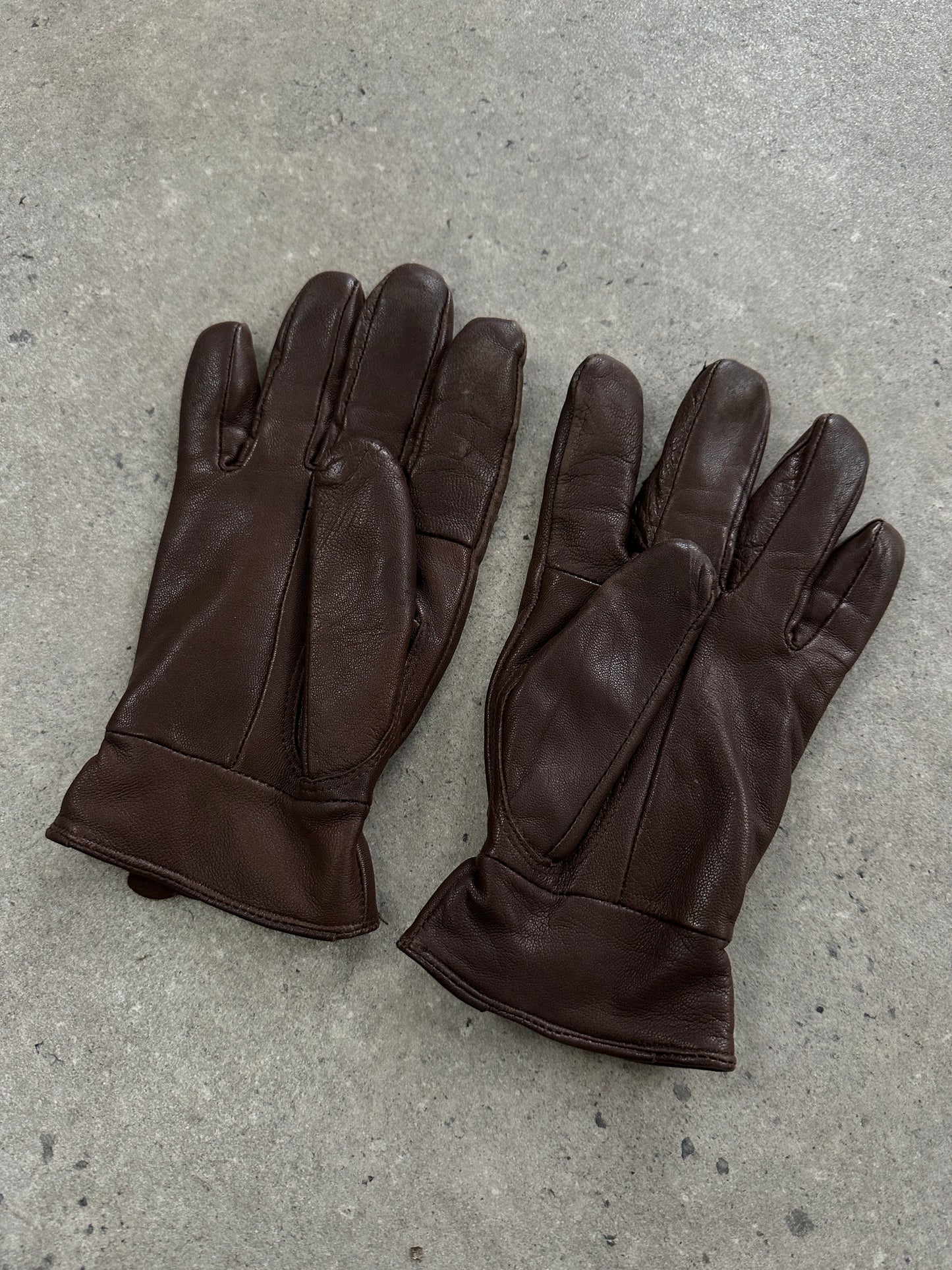 Vintage Leather Gloves - M