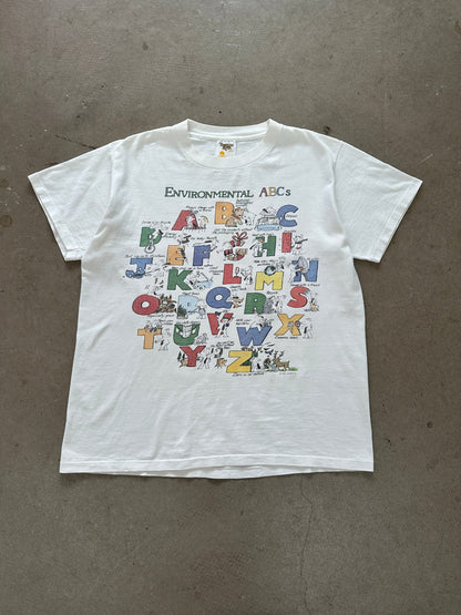 1991 Environmental ABC's T-Shirt - L | Default Title, Red