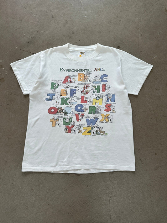 1991 Environmental ABC's T-Shirt - L | Default Title, Red