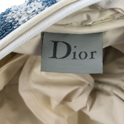 Vintage Dior Monogram Terry Cloth Hand Bag