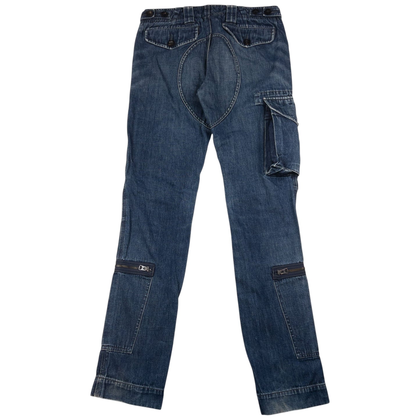 Vintage Ralph Lauren Multi Zip Trousers Size W30