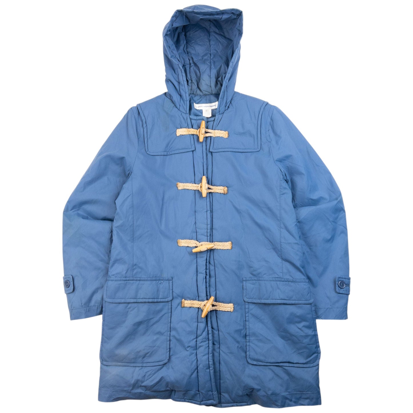 Vintage 2000s Comme Des Garçons SHIRT Padded Rain Jacket Womens Size L | Large, Blue
