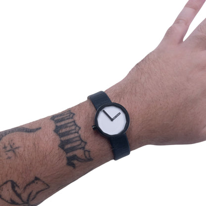 Vintage Issey Miyake TWELVE Nauto Fukasawa Dial Watch | O/S, Black