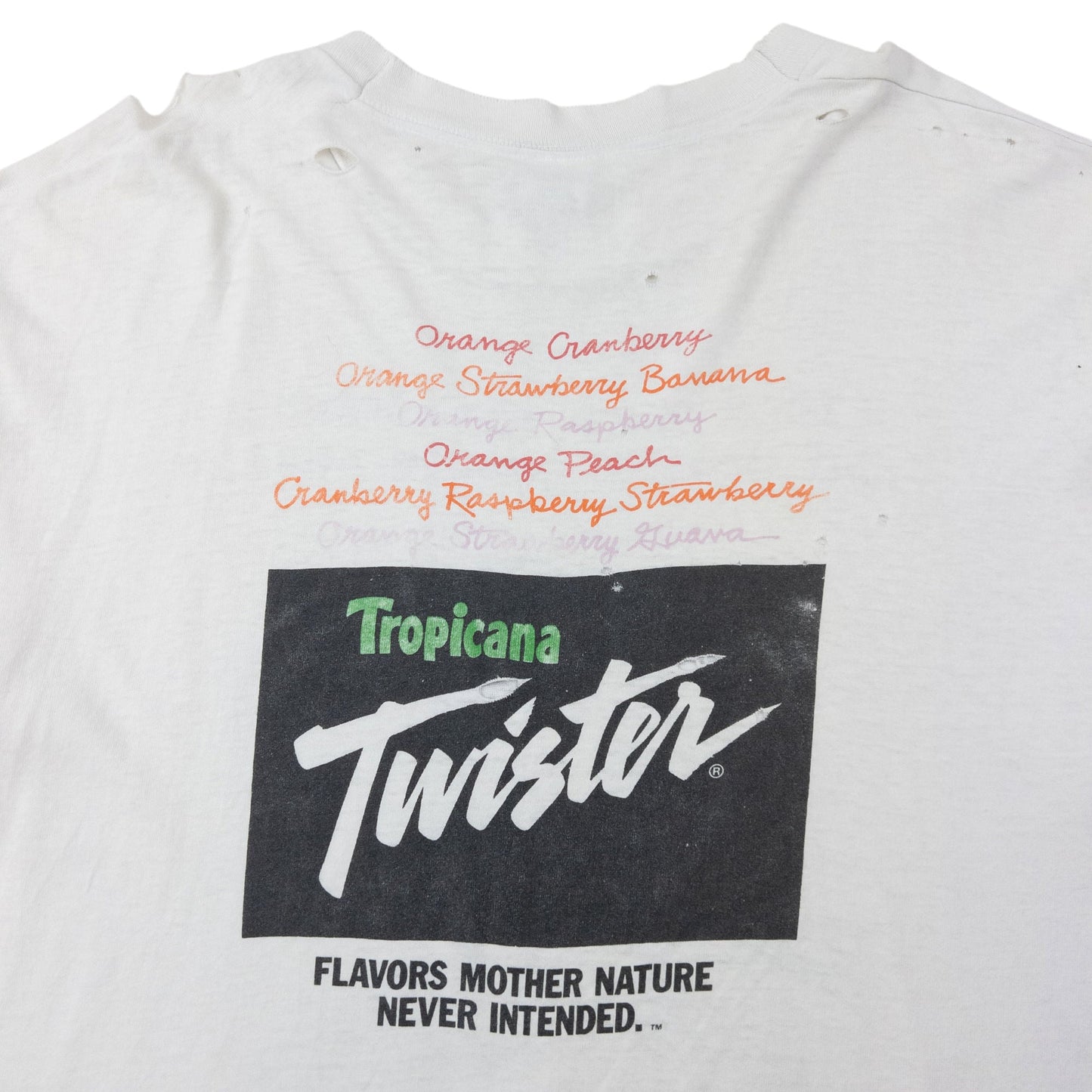 Vintage 90s Tropicana Twister Graphic T Shrit Size XL | XL, White