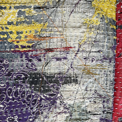 Boro Bandana Sashiko Distressed Jeans - W30"