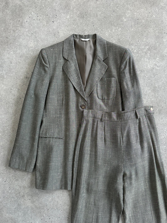 Italian Vintage Wool Single Breasted Suit - XS