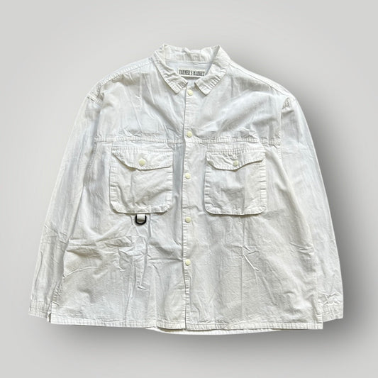 Farmers Market By Anglan Utility Shirt M/L | Default Title, White