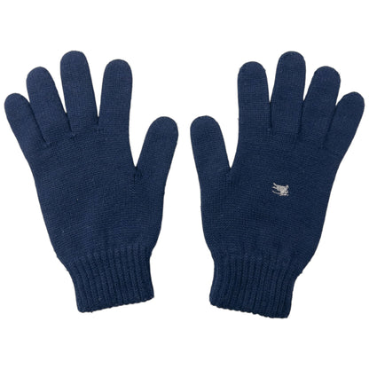 Vintage 2000s Burberry Wool Gloves | O/S, Navy