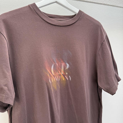 CP Company Fade Logo T-shirt (M) | Medium, Brown