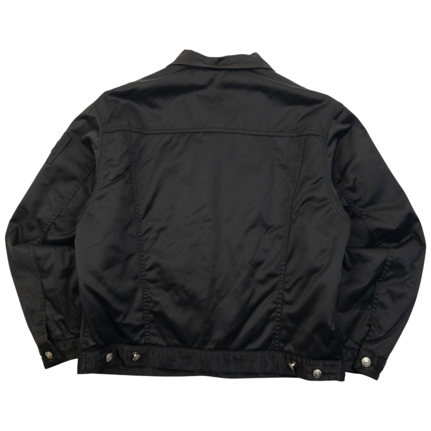 Vintage 2000s Versace Classic V2 Button Up Jacket Size S | Small, Black