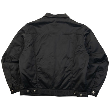 Vintage 2000s Versace Classic V2 Button Up Jacket Size S | Small, Black