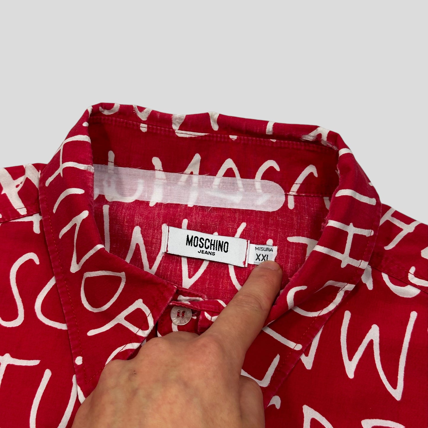 Moschino Jeans 00’s ABC Set Red - W32 & XXL