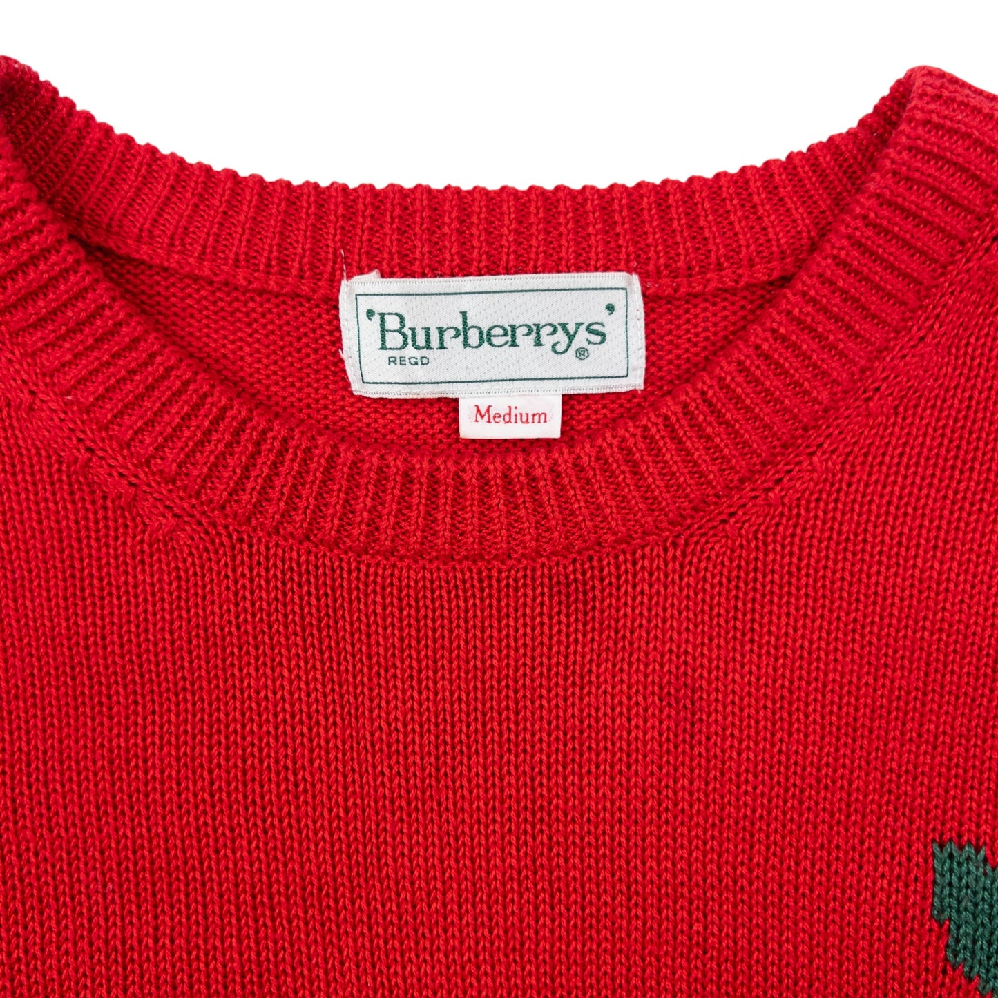 Vintage 80s Burberry Knit Jumper Size S