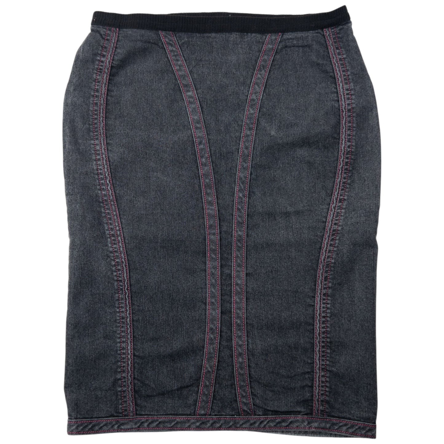 Vintage 2000s Armani Jeans Denim Skirt Womens Size W32 | W32, Grey
