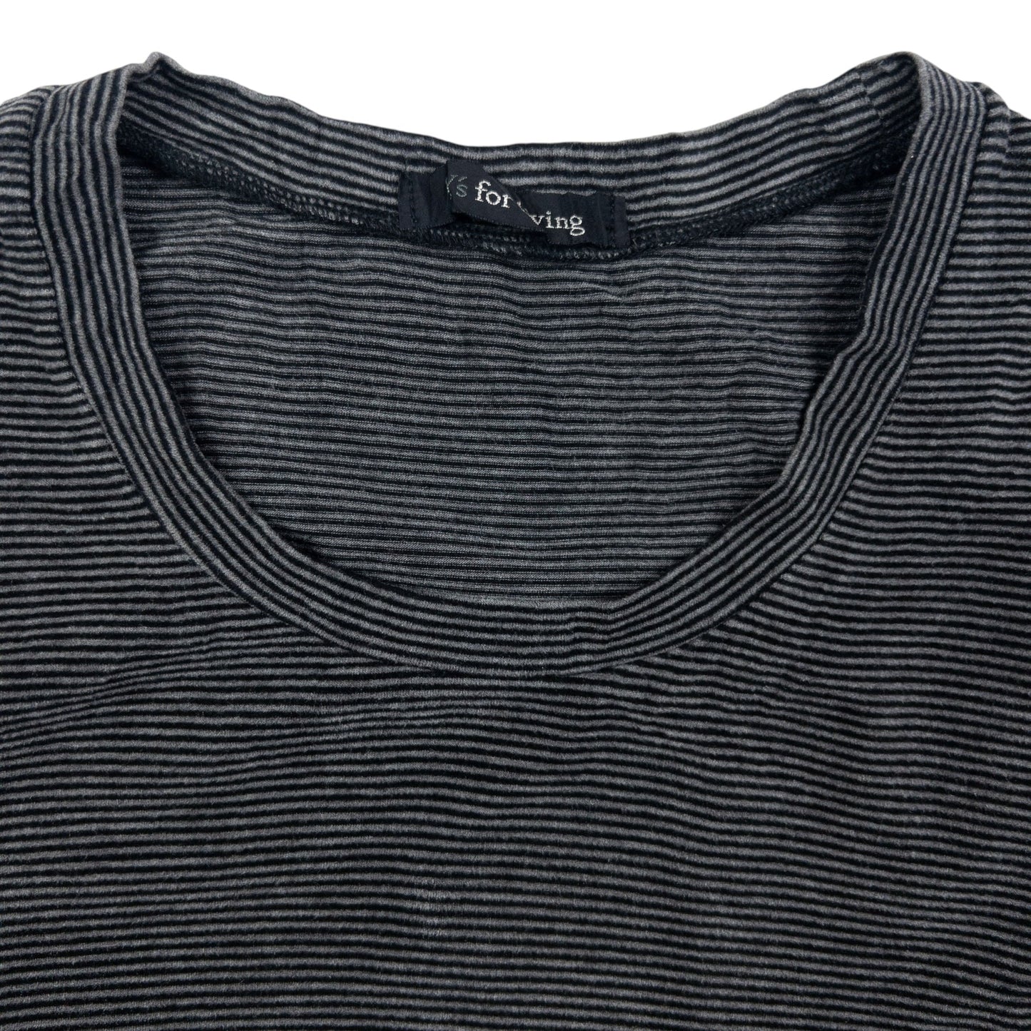 Vintage Yohji Yamamoto Striped Long Sleeve T Shirt Womens Size M