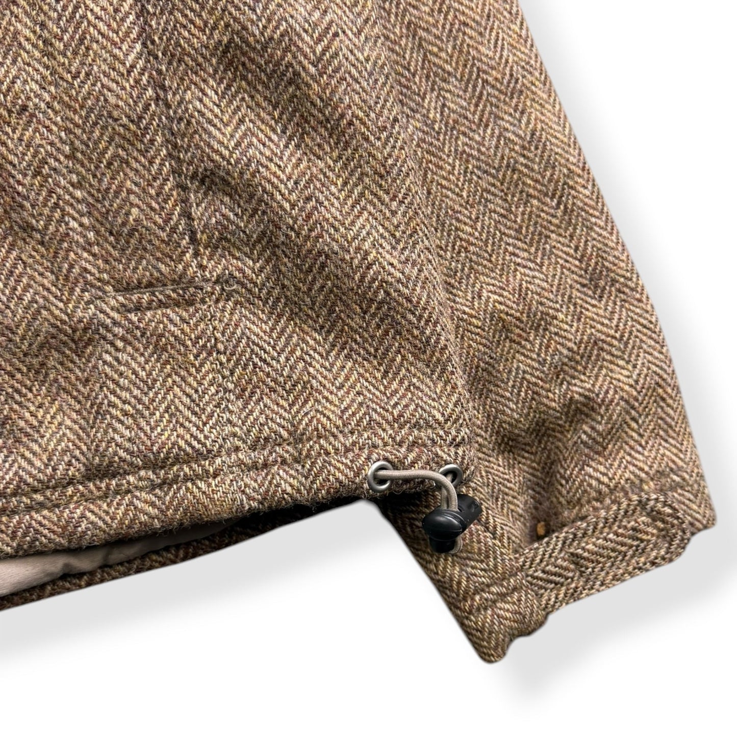 2000's Bench Herringbone Tweed Jacket (L) | Default Title, Brown