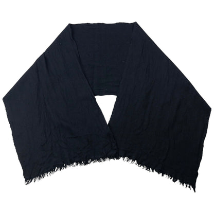 Vintage 2000s Gucci Monogram Wool Scarf | O/S, Black