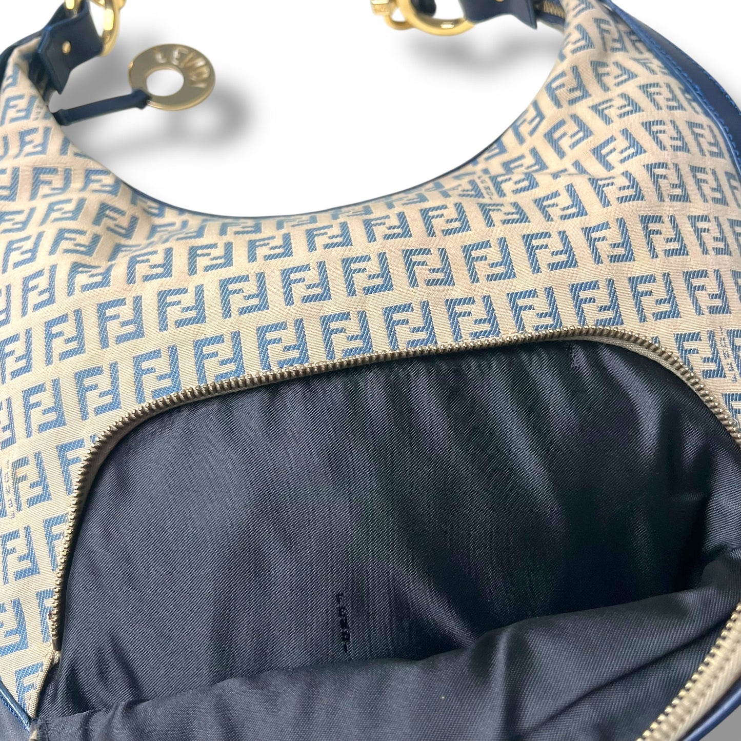 Fendi Zucchino Canvas Chef Pocket Hobo bag