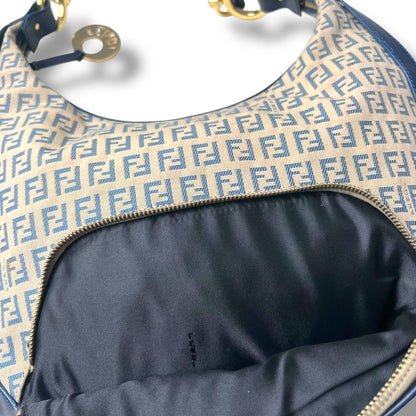 Fendi Zucchino Canvas Chef Pocket Hobo bag