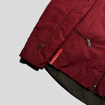 Prada Sport AW00 Technical Nylon Padded Backpack Jacket - IT44 (S) | O/S, Multicoloured