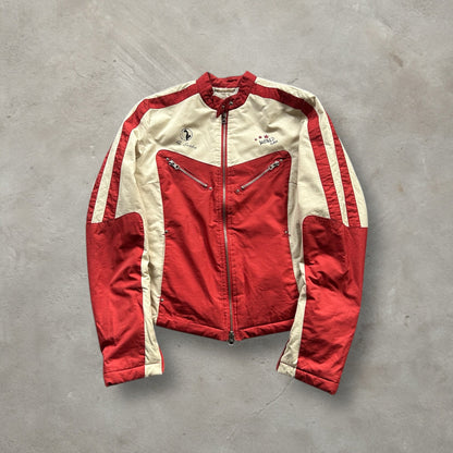 Vintage Fishbone Racing Jacket | Red, Cream