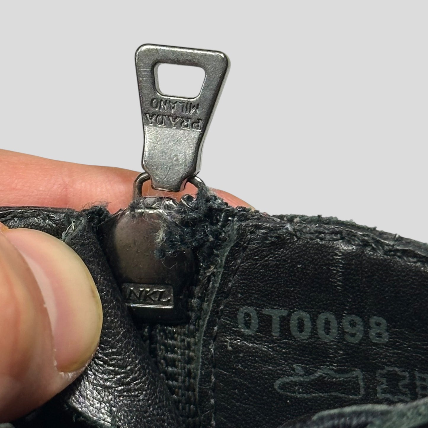 Prada Sport 00’s Leather Zip Baby Boots - 23 (1.5 - 2.5 years)