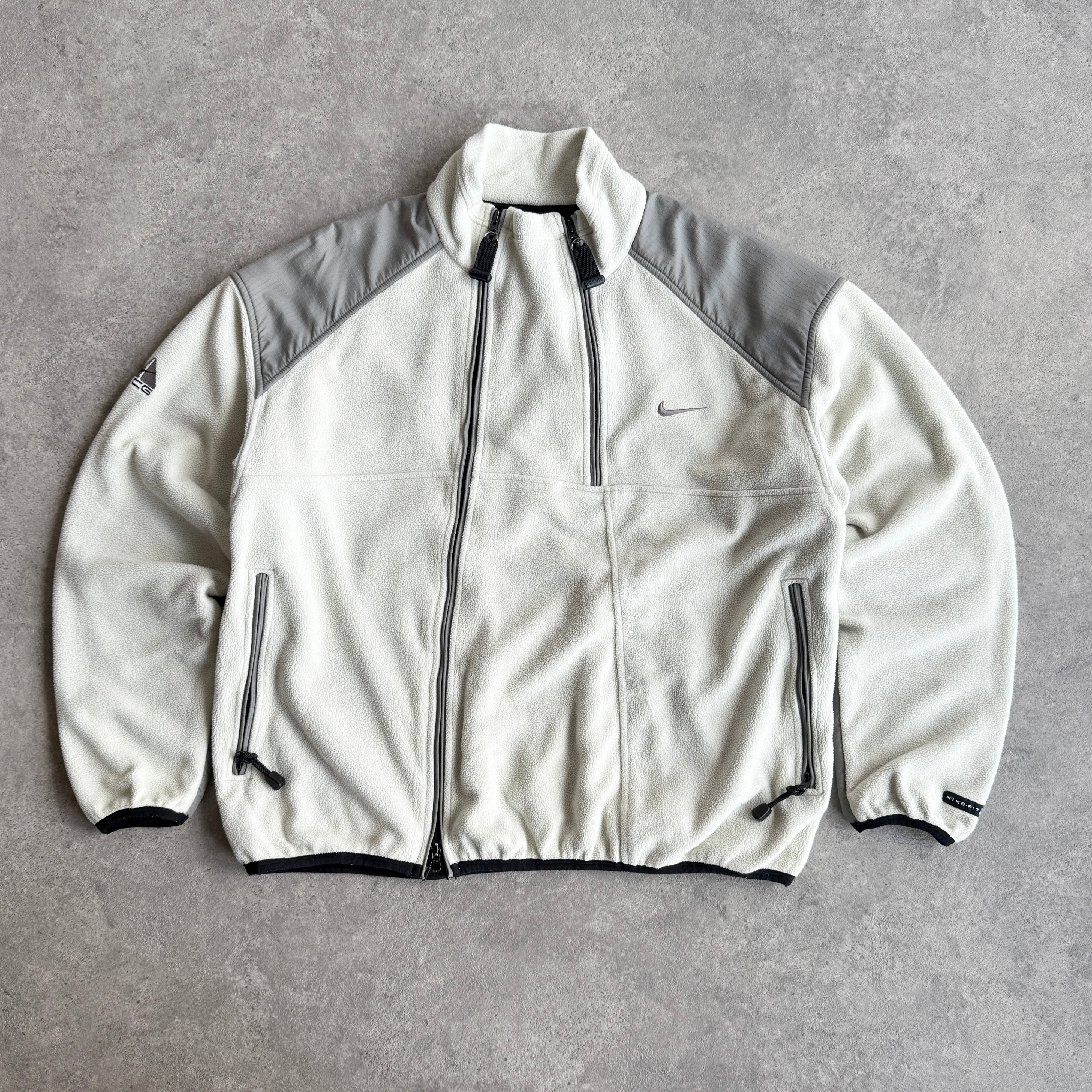 あ*ん様 希少‼︎ 90s' NIKE ACG Bore fleece jack nike acg 1990s technical dual zip polartec fleece (xl) – Known Source