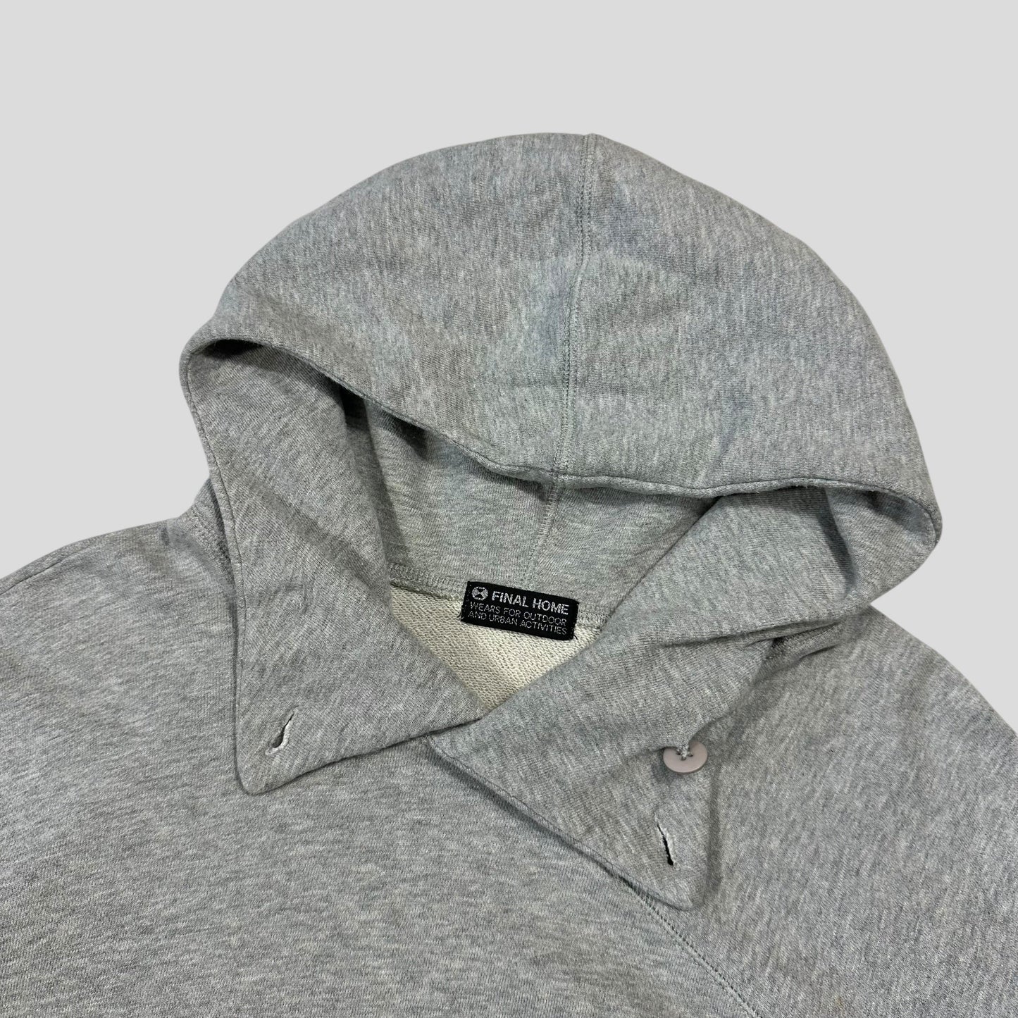 Final Home 1999 Boxy Ninja Asymmetrical Survival Hoodie - S