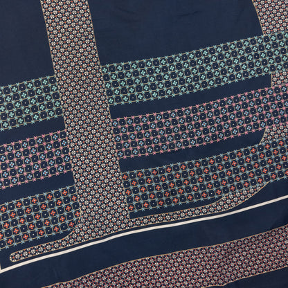 Vintage Dior Mosaic Pattern Silk Scarf