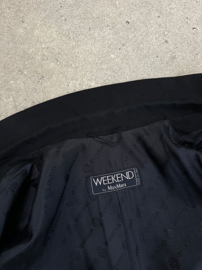 Max Mara Weekend 1990s Virgin Wool Bespoke Button Jacket - S