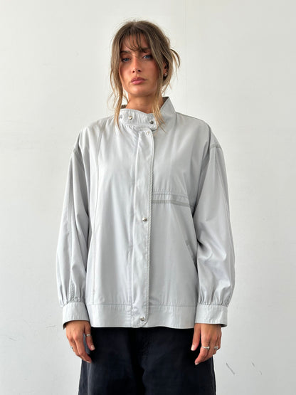 Vintage 2000s High Neck Bomber Jacket - XL